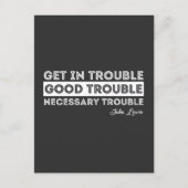 John Lewis - Good Trouble Quote Briefkaart (Voorkant)