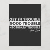 John Lewis - Good Trouble Quote Feestdagenkaart (Voorkant)