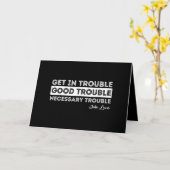 John Lewis - Good Trouble Quote Kaart (Gele Bloem)