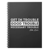 John Lewis - Good Trouble Quote Notitieboek (Voorkant)
