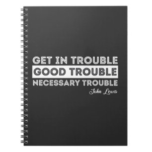 John Lewis - Good Trouble Quote Notitieboek