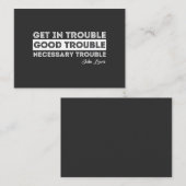 John Lewis - Good Trouble Quote Visitekaartje (Voorkant / Achterkant)