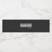 John Lewis - Good Trouble Quote Waterfles Etiket (Enkel label)