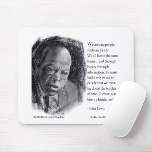 John Lewis & Mooie Portret Citaten  Muismat