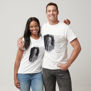 John Lewis & Mooie Portret Citaten T-shirt