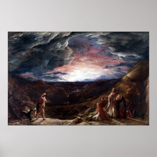 John Linnell Noah The Eve of the Deluge Poster (Voorkant)