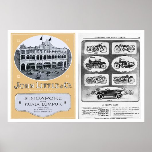  John Little Adverteren Print (Voorkant)