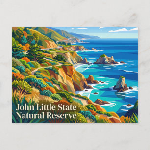 John Little State Natural Reserve Californië Briefkaart