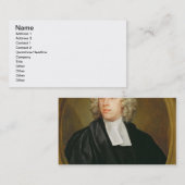 John Lloyd, Curate of St. Mildred's, Broad Street Visitekaartje (Voorkant / Achterkant)