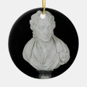 John Locke (1632-1704) (gips) Keramisch Ornament (Voorkant)
