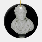 John Locke (1632-1704) (gips) Keramisch Ornament (Achterkant)