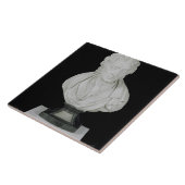 John Locke (1632-1704) (gips) Tegeltje (Zijkant)