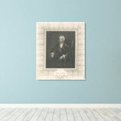 John Locke Canvas Afdruk (Insitu (Houten vloer))