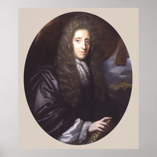 John Locke door Herman Verelst Poster (Voorkant)