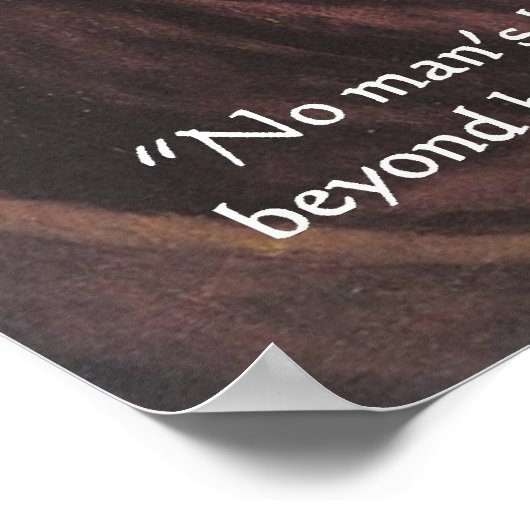 John Locke Experience/Knowledge Quote Poster (Hoek)