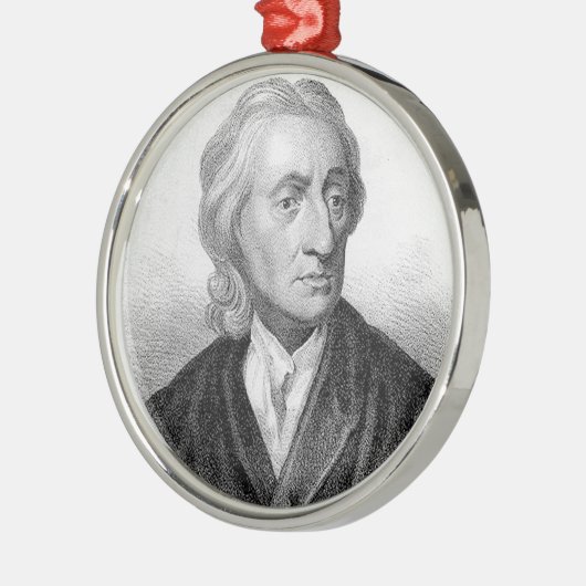 John Locke Metalen Ornament (Links)