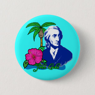 John Locke op een woestijneiland Ronde Button 5,7 Cm