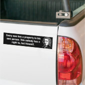 John Locke Quote Bumpersticker (Op Truck)