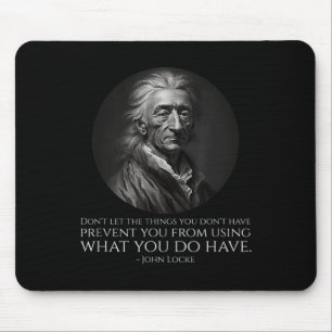 John Locke Quote - Politieke filosofie Clical Lib Muismat
