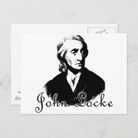 JOHN LOCKE T shirten en producten Briefkaart (Voorkant / Achterkant)