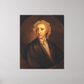 John Locke van Sir Godfrey Kneller Canvas Afdruk (Voorkant)