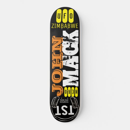 JOHN MACK UFO Zimbabwe Skateboard (Voorkant)