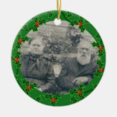 John & Mahala McGraw-kerstversiering Keramisch Ornament (Voorkant)