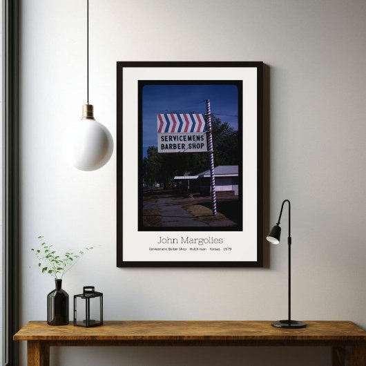 JOHN MARGOLIES - BARBER HUTCHINSON KANSAS POSTER