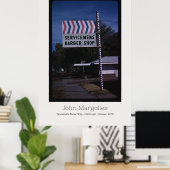 JOHN MARGOLIES - BARBER HUTCHINSON KANSAS POSTER (Thuiskantoor)