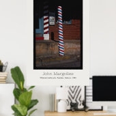 JOHN MARGOLIES - BARBER ROANOKE ALABAMA POSTER (Thuiskantoor)