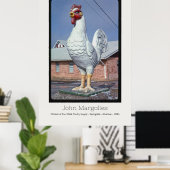 JOHN MARGOLIES - CHICKEN SPRINGDALE ARKANSAS POSTER (Thuiskantoor)