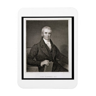 John Marshall (1755-1835), gegraveerd door Asher B Magneet