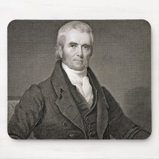 John Marshall (1755-1835), gegraveerd door Asher B Muismat (Voorkant)