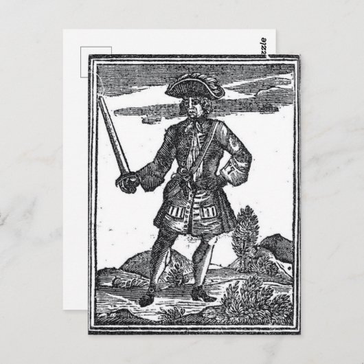 John Martel Briefkaart (Voorkant / Achterkant)