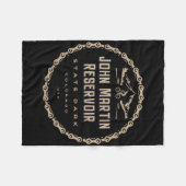 John Martin Reservoir State Park Mountain Bike Bik Fleece Deken (Voorkant (Horizontaal))