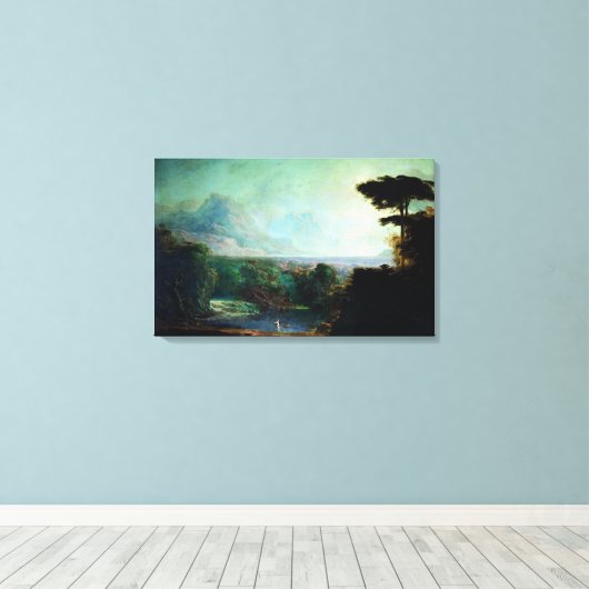John Martin's Alpheus en Arethusa Canvas Afdruk (Insitu (Houten vloer))