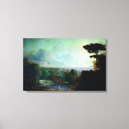 John Martin's Alpheus en Arethusa Canvas Afdruk (Voorkant)