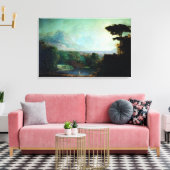 John Martin's Alpheus en Arethusa Canvas Afdruk (Insitu (Woonkamer))