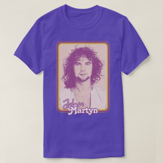 John Martyn Retro Stijl Folk Muziek Liefhebber Des T-shirt (Design voorkant)