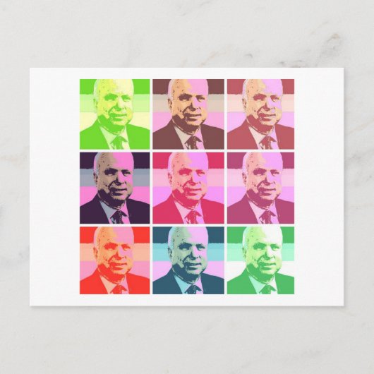 John McCain Briefkaart (Voorkant)