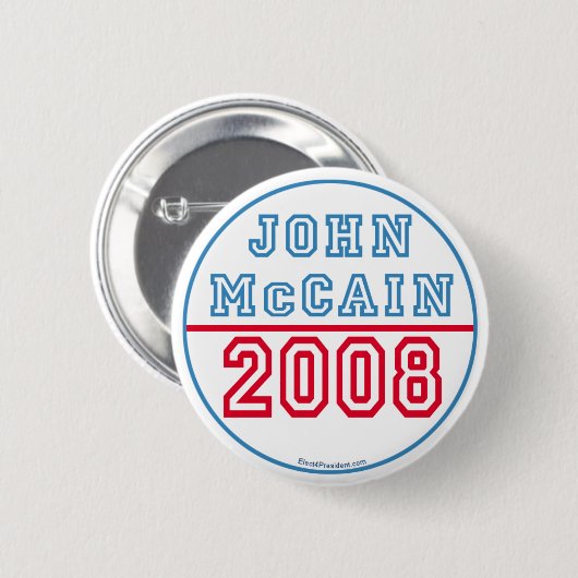 John Mccain Button (Voorkant /achterkant)