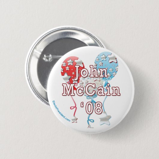 John McCain Button (Voorkant /achterkant)