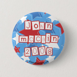 John Mccain Button 2008