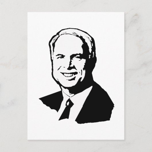 John McCain Gear Briefkaart (Voorkant)