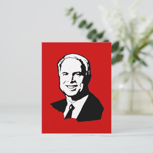 John McCain Gear Briefkaart (Staand voorkant)