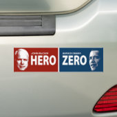 John McCain Hero Bumpersticker (Op auto)