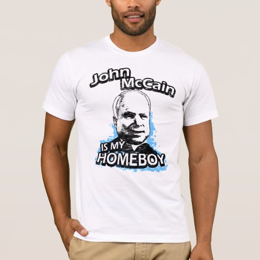 John McCain is mijn huisjongen T-shirt (Voorkant)