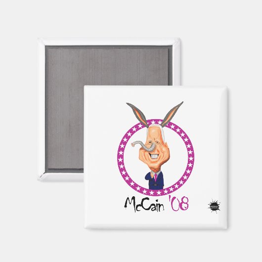 JOHN-McCAIN Magnet (Voorkant / Achterkant)