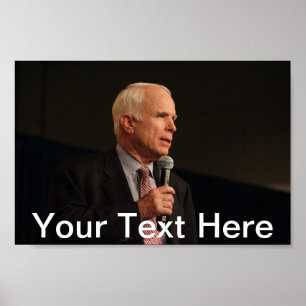 John McCain Persoonlijk klein Poster