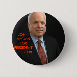 JOHN McCain Ronde Button 5,7 Cm